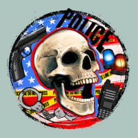 Police Skull And Police Equipment Premium Sweatshirt | Teevron