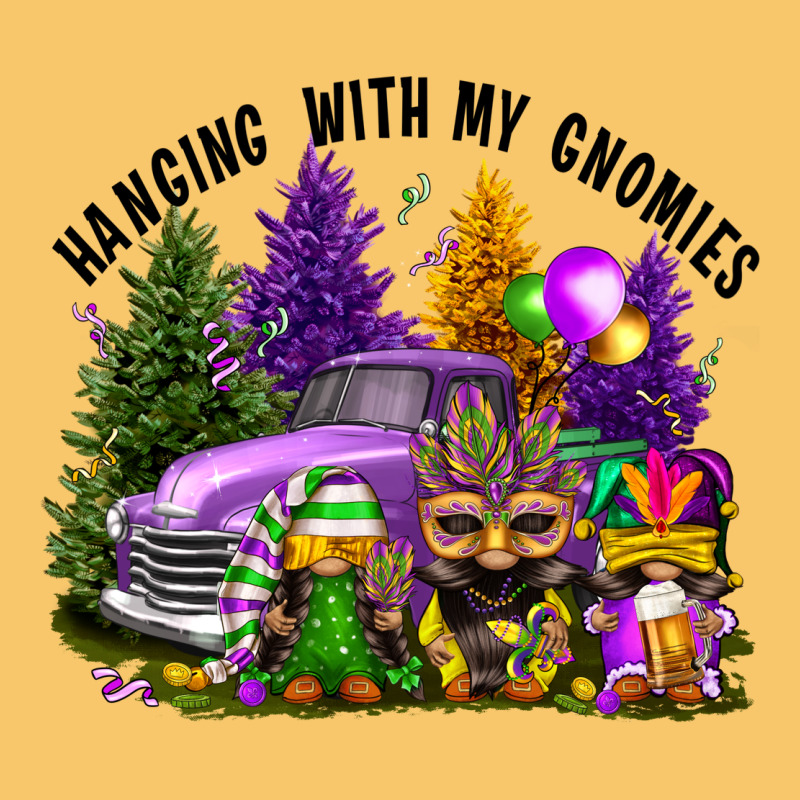 Mardi Gras Hanging With My Gnomies Vintage Hoodie by FaDigitalArtStudio | Teevron