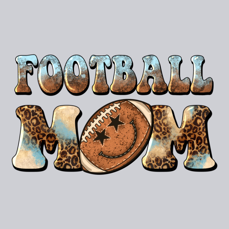 Football Mom Football Smiley Face Heavyweight Sweatshirt by BarkalooDesign | Teevron