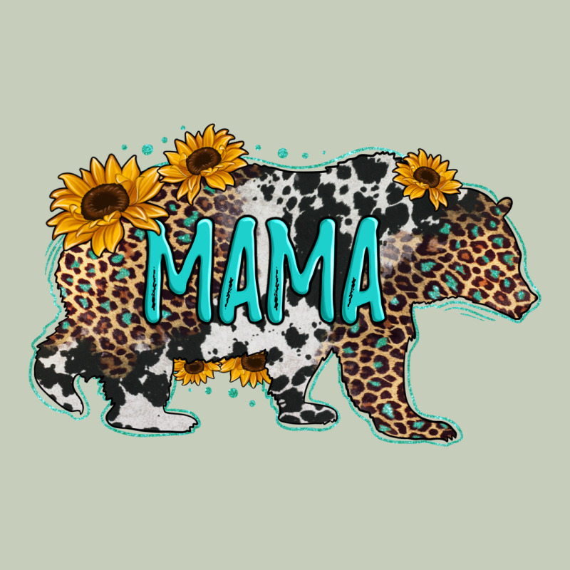 Mama Bear Sunflowers Leopard Cowhide Mother's Day Classic Tee by Jasminsmagicworld | Teevron