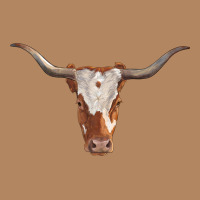 Longhorn Cow Head Long Sleeve Tee | Teevron