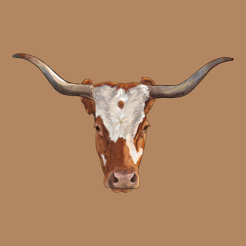 Longhorn Cow Head Long Sleeve Tee by RanaPortraitStore | Teevron