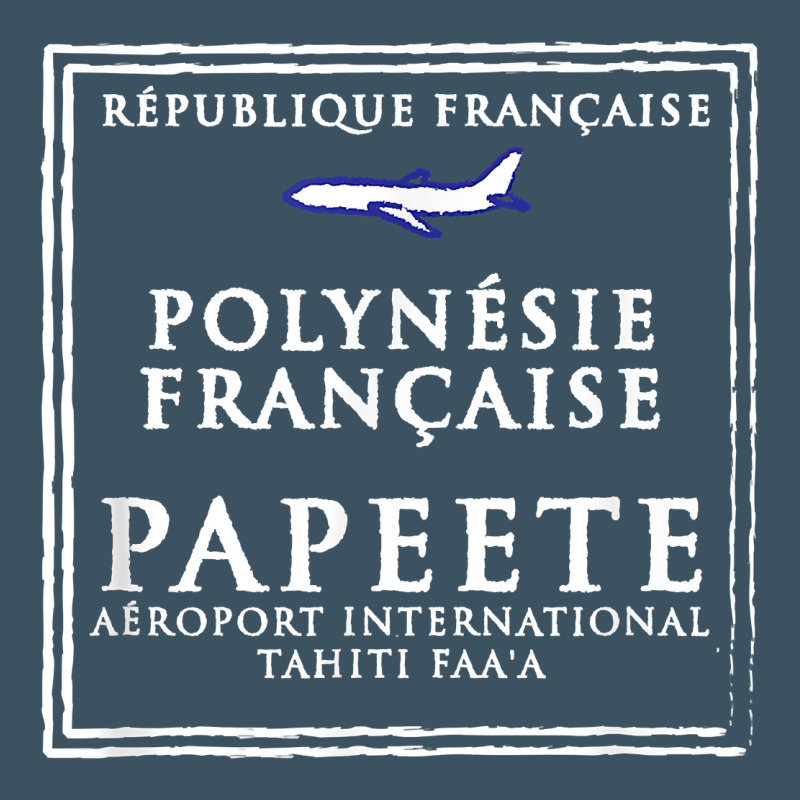 Papeete Tahiti Passport Stamp Vacation Travel T Shirt Urban Heavy Tee by maiPhamDesign | Teevron