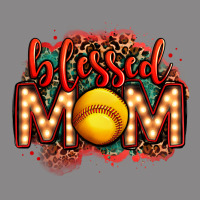 Blessed Softball Mom Lightbulb Letters Vintage Tee | Teevron