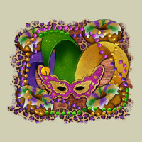 Mardi Gras Mask King Cake Heavy Core Tee | Teevron