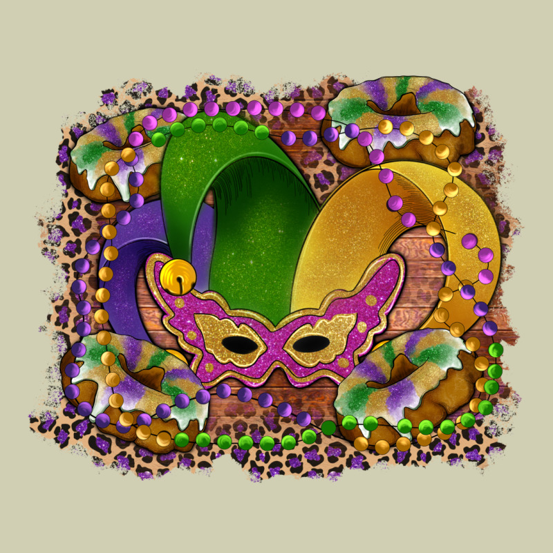 Mardi Gras Mask King Cake Heavy Core Tee by RanaPortraitStore | Teevron