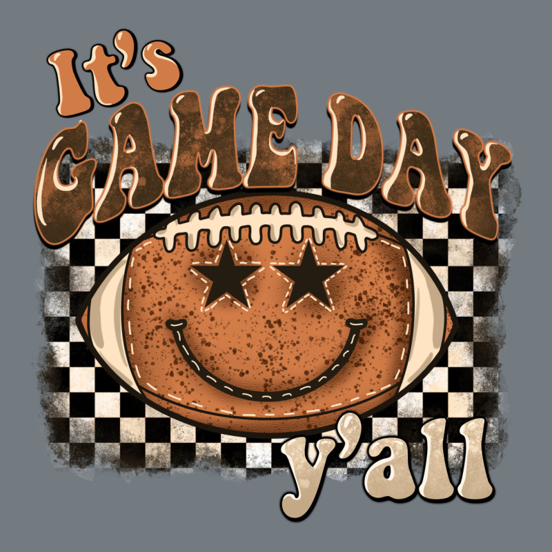 It's Game Day Y'all Football Smiley Face Heavyweight Sweatshirt by BarkalooDesign | Teevron