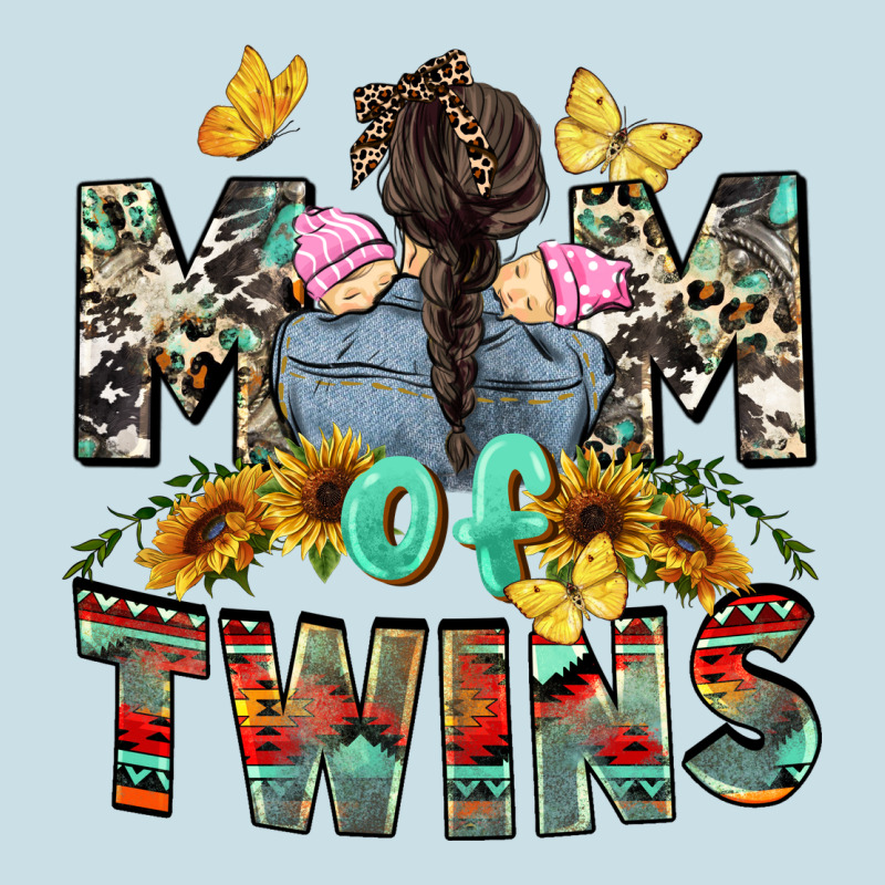 Mom Of Twins Girls Mother's Day Ladies Tee by CowGirlArtShop | Teevron