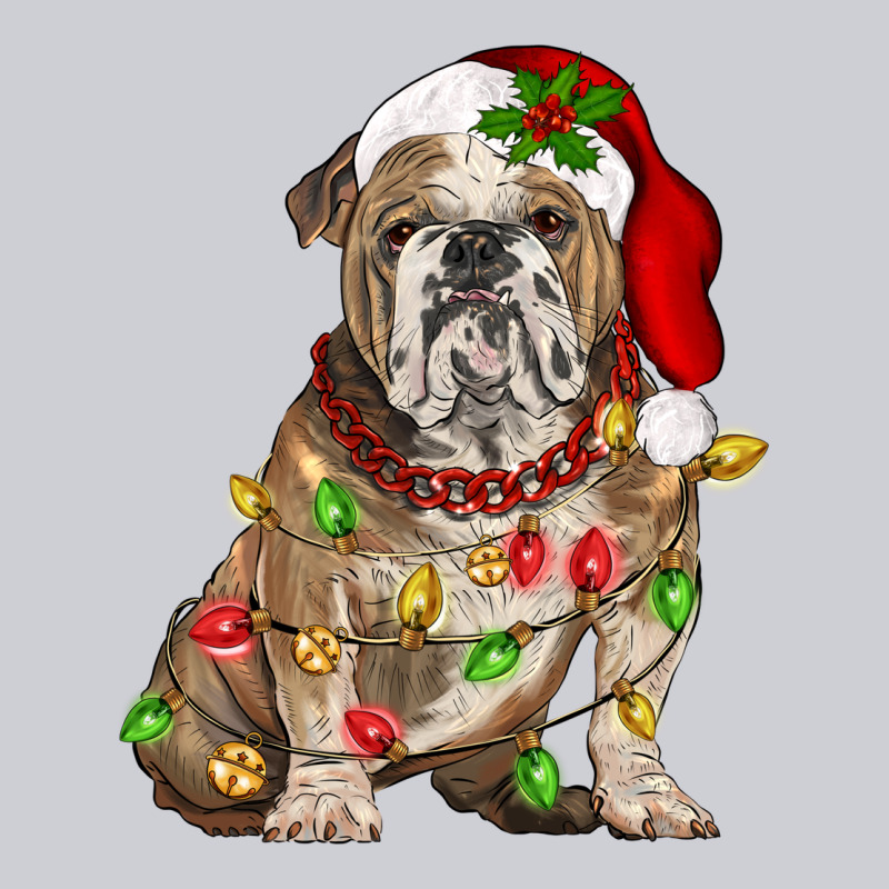 Christmas English Bulldog Heavyweight Sweatshirt by BarkalooDesign | Teevron