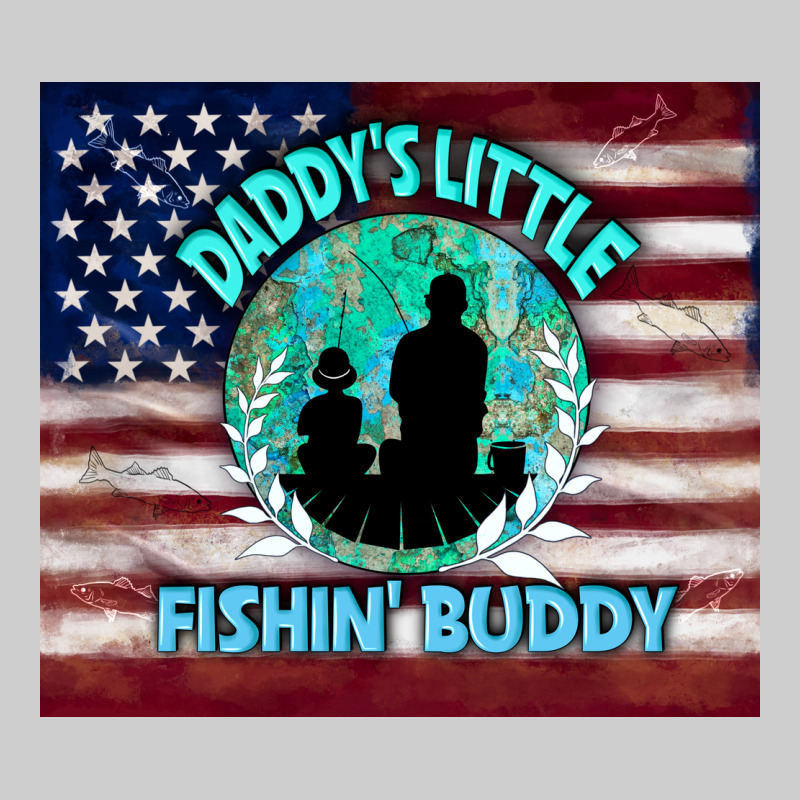 Daddy's Little Fishin Buddy Premium Tee by TumblerDesignByShophia | Teevron