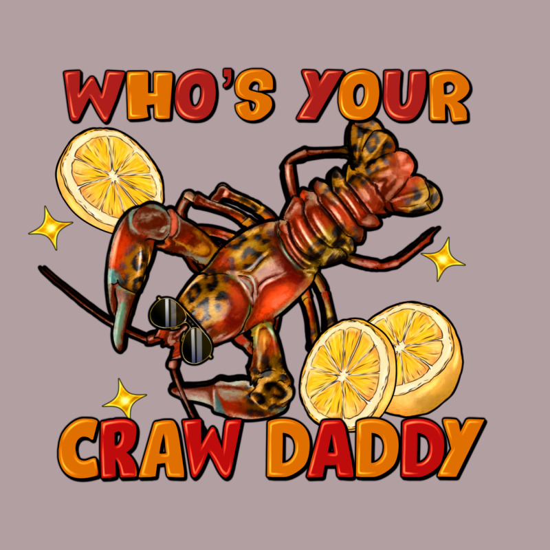 Crawfish Who's Your Craw Daddy Vintage Hoodie by FaDigitalArtStudio | Teevron