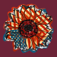 American Flag Sunflower 4th Of July Long Sleeve Tee | Teevron