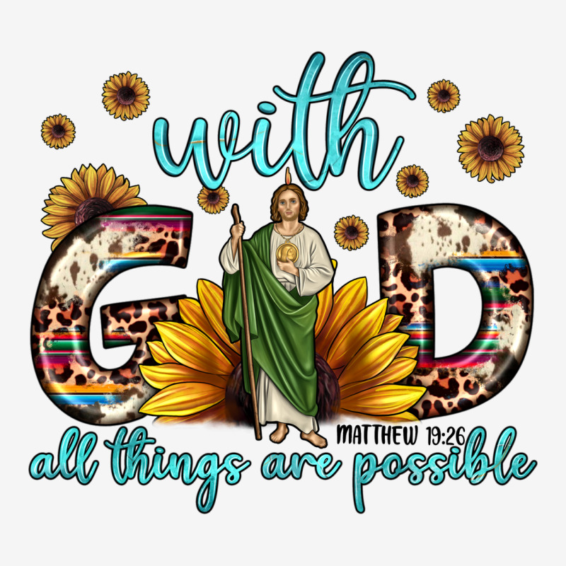With God All Things Are Possible Matthew 19 26 Urban Hoodie by JahusDesignShop | Teevron