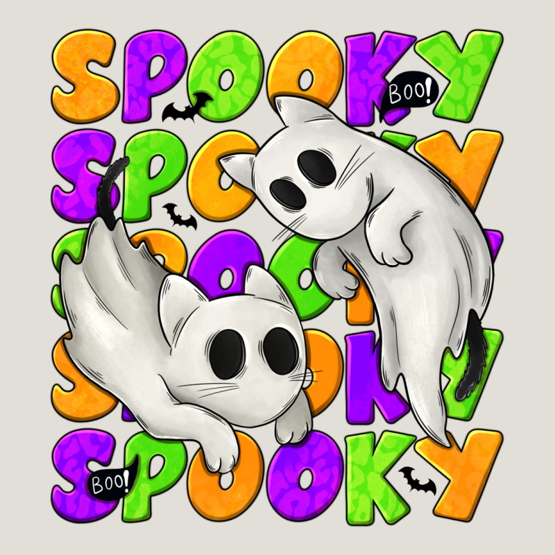Spooky With Ghost Cats Heavy Core Tee by texasbilliewilder | Teevron