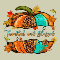 Pumpkin Thankful And Blessed Heavy Core Tee | Teevron