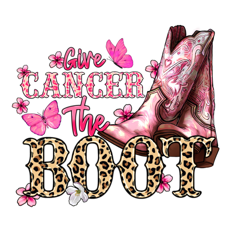 Give Cancer The Boot Cancer Awareness Premium Tee by HowdyJamesFarm | Teevron