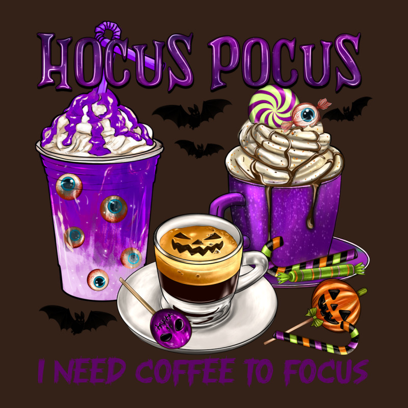 Hocus Pocus I Need Coffee To Focus Heavy Core Tee by texasbilliewilder | Teevron