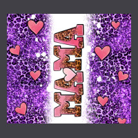 Purple Leopard Pink Mama Hearts Heavyweight Hoodie | Teevron