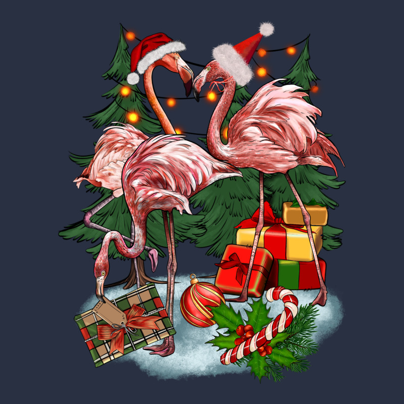 Christmas Flamingo Heavyweight Sweatshirt by BarkalooDesign | Teevron
