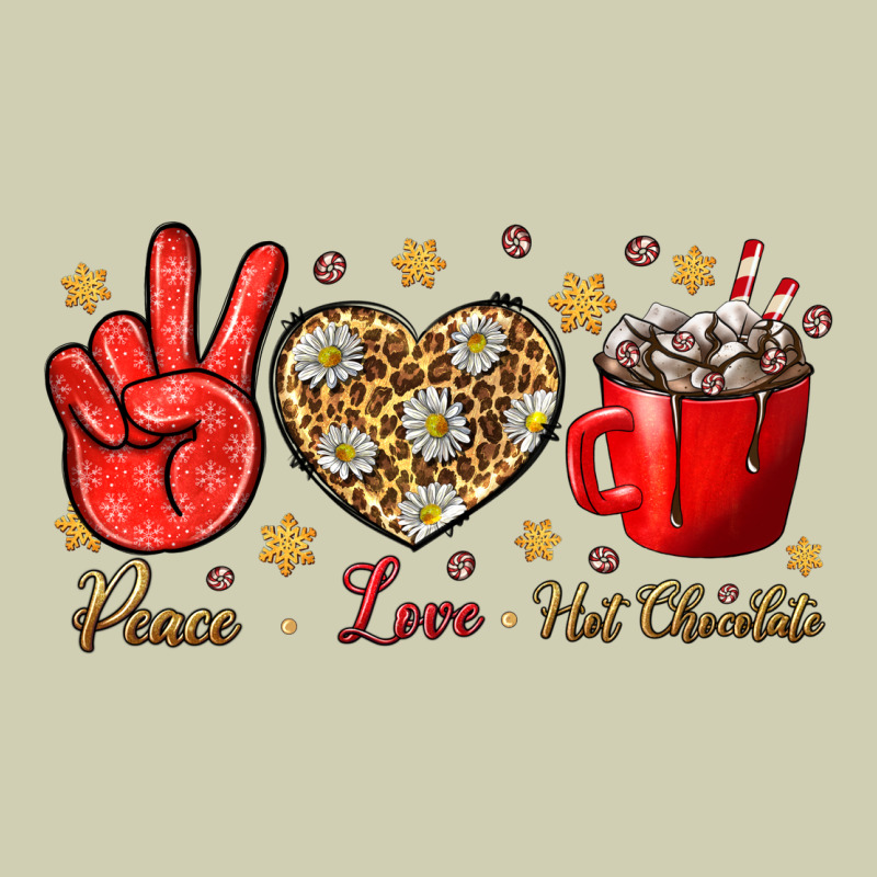 Peace Love Hot Chocolate Heavy Core Tee by NancyCooperArtShop | Teevron