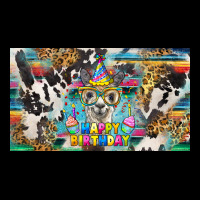 Happy Birthday Alpaca Blue Cup Zipper Hoodie | Teevron