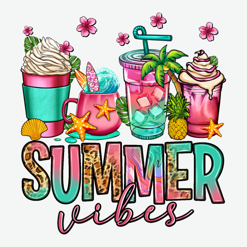 Summer Vibes Coffee Cups Urban Heavy Tee by Jasminsmagicworld | Teevron