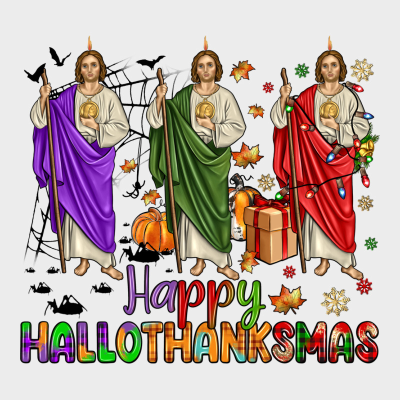 San Judas Happy  Hallothanksmas Urban Hoodie by JahusDesignShop | Teevron