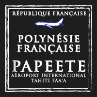 Papeete Tahiti Passport Stamp Vacation Travel T Shirt Heavyweight Hoodie | Teevron
