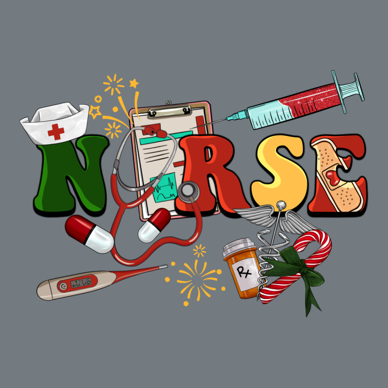 Christmas Nurse Heavyweight Sweatshirt by BarkalooDesign | Teevron