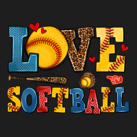 Love Softball Heavyweight Hoodie | Teevron