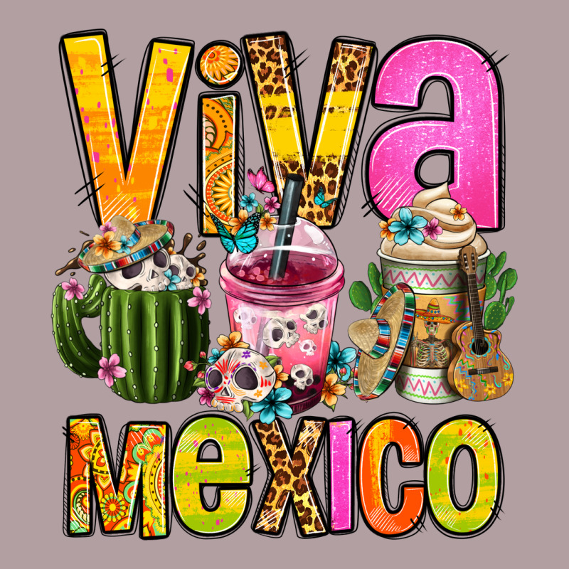 Viva Mexico Mexican Coffee Cups Vintage Hoodie by FaDigitalArtStudio | Teevron
