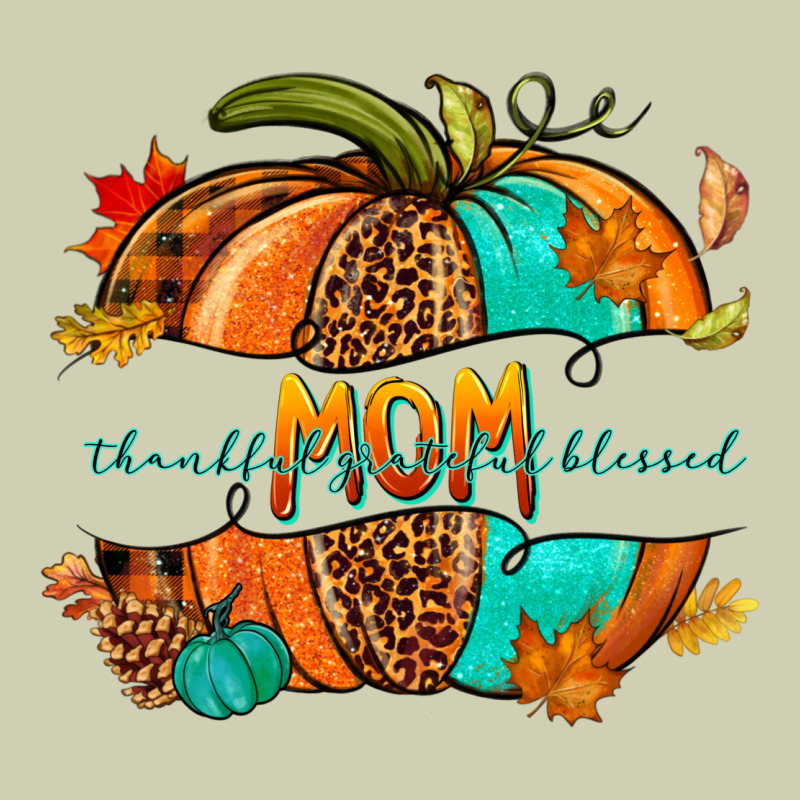 Thankful Grateful Blessed Mom Pumpkin Heavy Core Tee by NancyCooperArtShop | Teevron
