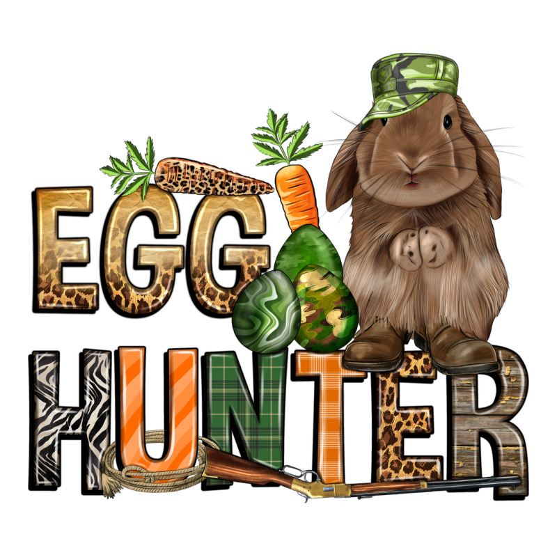 Egg Hunter With Rabbit Easter Day Premium Tee by HowdyJamesFarm | Teevron