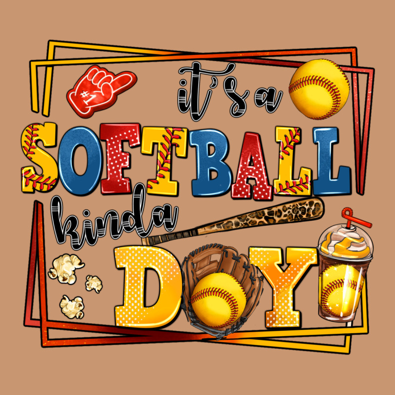 Its A Softball Kinda Day Heavyweight Hoodie by AdoDesignShop | Teevron