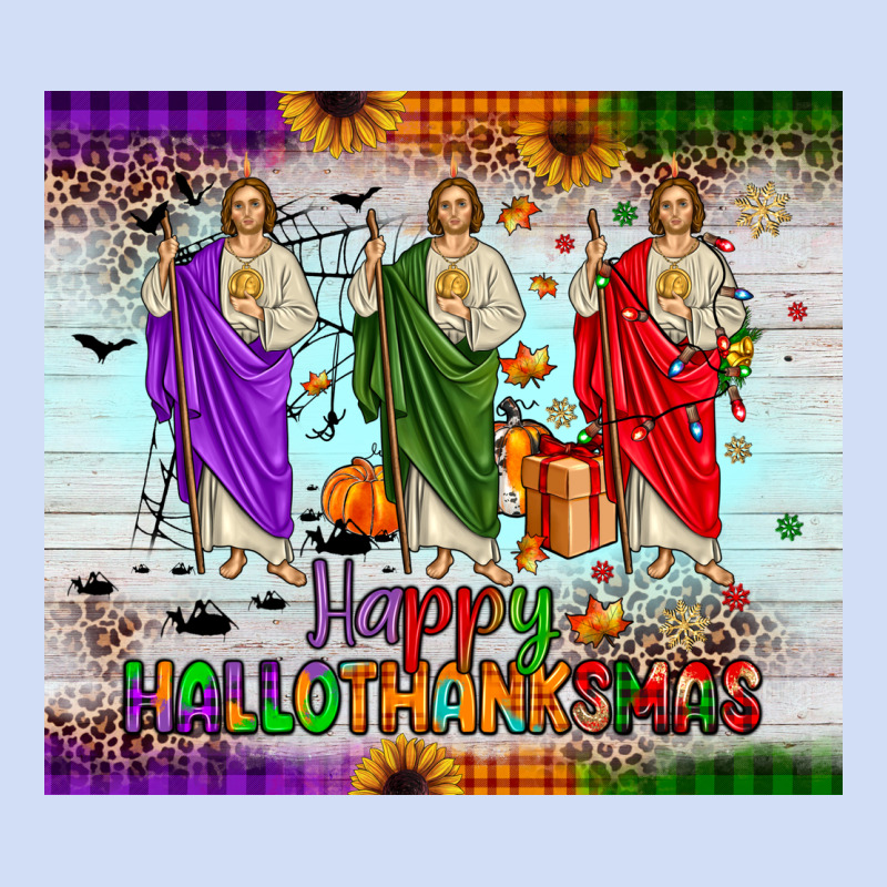 San Judas Happy  Hallothanksmas Urban Hoodie by JahusDesignShop | Teevron
