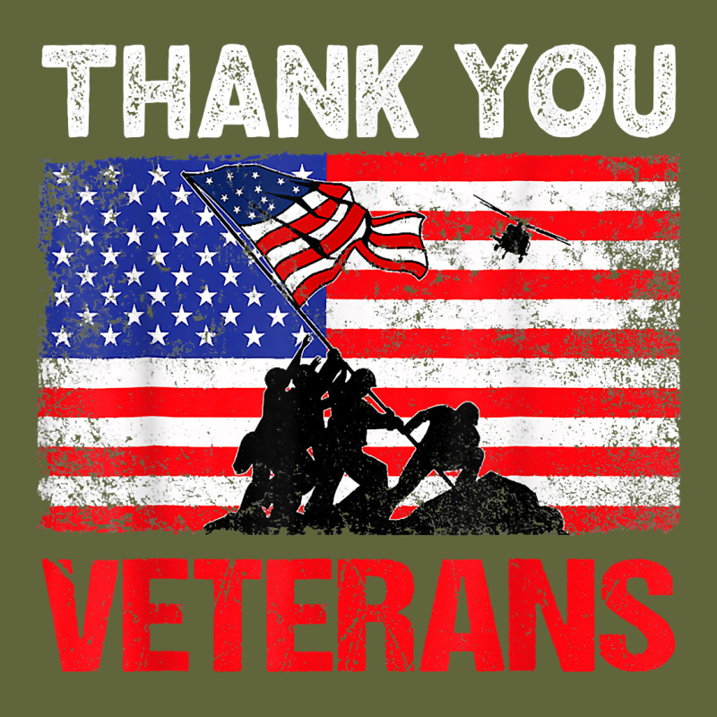 Thank You Veterans Service Patriot Veteran Day American Flag T Shirt Classic Tee by maiPhamDesign | Teevron