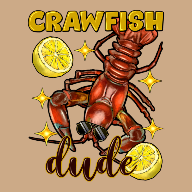 Mardi Gras Crawfish Dude Vintage Hoodie by FaDigitalArtStudio | Teevron