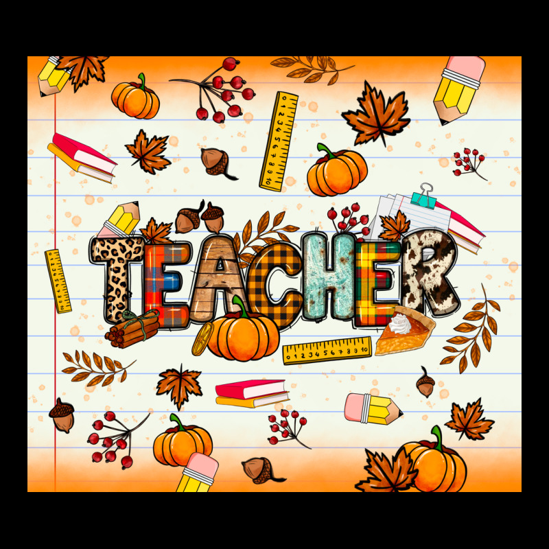 Teacher Fall Heavy Core Tee by NancyCooperArtShop | Teevron