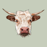 Hereford Cow Head Long Sleeve Tee | Teevron