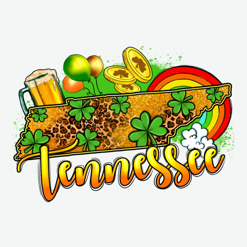 St. Patrick's Tennessee Map Urban Heavy Tee by OliviaCreatesArt | Teevron