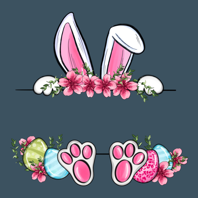 Easter Bunny Name Frame Urban Heavy Tee by OliviaCreatesArt | Teevron
