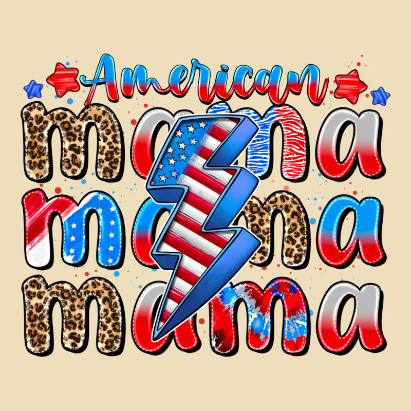 American Mama Premium Hoodie by CowhideDigitalArt | Teevron