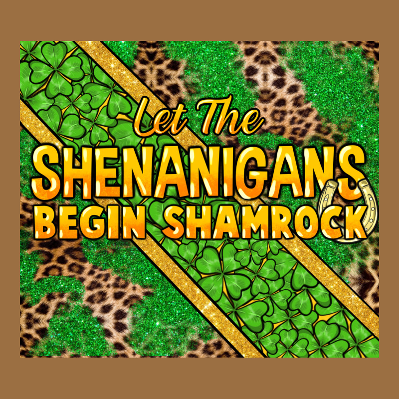 Let The Shenanigans Begin Shamrock Tumbler Vintage Tee by HowdyJamesFarm | Teevron