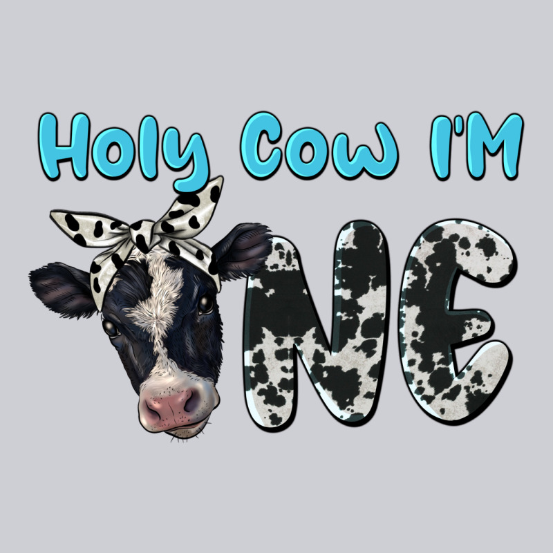 Holy Cow I'm One Heavyweight Sweatshirt by BarkalooDesign | Teevron