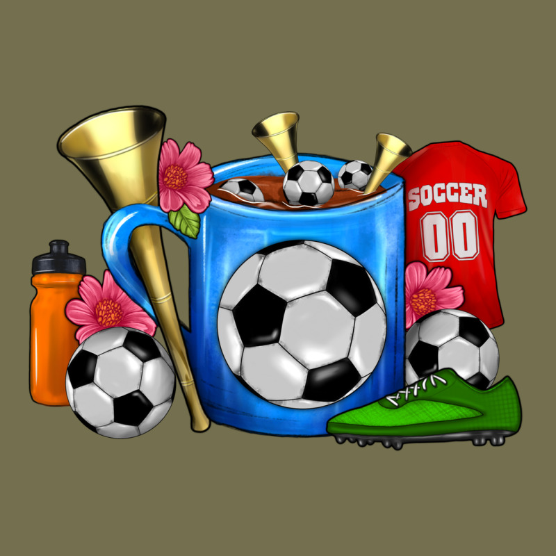 Soccer Coffee Mug Vintage Hoodie by FaDigitalArtStudio | Teevron