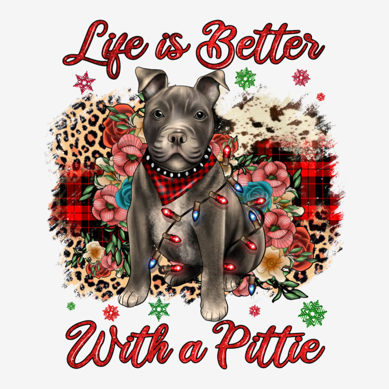 Christmas Life Is Better With A Pittie Urban Hoodie by JahusDesignShop | Teevron