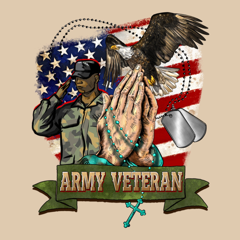Army Veteran  Pray Heavyweight Sweatshirt by BarkalooDesign | Teevron