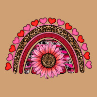 Valentine's Day Sunflower Rainbow Vintage Tee | Teevron