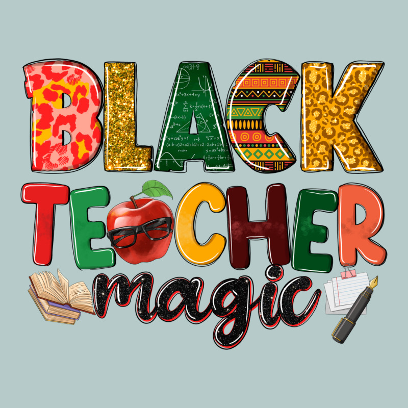 Black Teacher Magic Heavy Core Tee by NancyCooperArtShop | Teevron