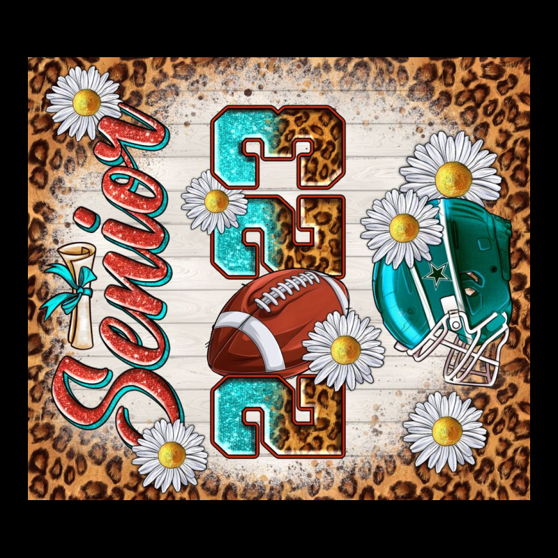 Senior 2023 Football Ladies Tee by TumblerDesignByShophia | Teevron